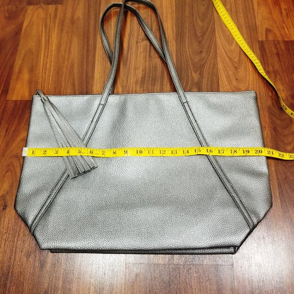 Shoulder Tote Bag, Pewter Gray in color, NWOT                         HOST PICK - Picture 8 of 10